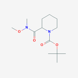 tert-Butyl 2-(methoxy(methyl)carbamoyl)piperidine-1-carboxylate