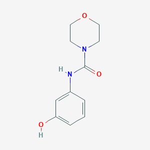 molecular formula C11H14N2O3 B2934353 N-(3-hydroxyphenyl)morpholine-4-carboxamide CAS No. 21572-56-5