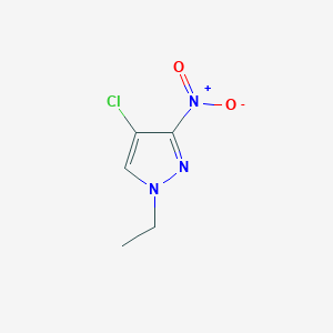 B2934359 4-chloro-1-ethyl-3-nitro-1H-pyrazole CAS No. 1006993-51-6