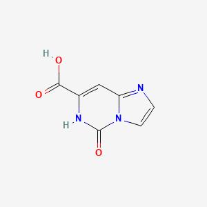 molecular formula C7H5N3O3 B2934402 5-氧代-6H-咪唑并[1,2-c]嘧啶-7-羧酸 CAS No. 1784874-23-2
