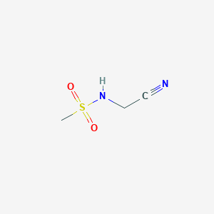 molecular formula C3H6N2O2S B2934408 N-(cyanomethyl)methanesulfonamide CAS No. 142254-19-1