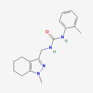 1-((1-methyl-4,5,6,7-tetrahydro-1H-indazol-3-yl)methyl)-3-(o-tolyl)urea