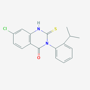 7-chloro-3-(2-isopropylphenyl)-2-mercaptoquinazolin-4(3H)-one