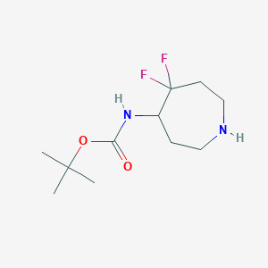 tert-butyl N-(5,5-difluoroazepan-4-yl)carbamate