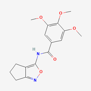 N-(5,6-dihydro-4H-cyclopenta[c]isoxazol-3-yl)-3,4,5-trimethoxybenzamide