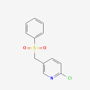 2-Chloro-5-[(phenylsulfonyl)methyl]pyridine