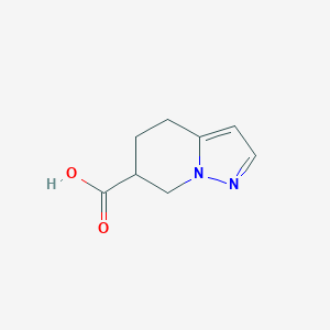 molecular formula C8H10N2O2 B2934554 4H,5H,6H,7H-pyrazolo[1,5-a]pyridine-6-carboxylic acid CAS No. 1554586-33-2