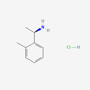 molecular formula C9H14ClN B2934601 (R)-1-(o-Tolyl)ethanamine hydrochloride CAS No. 105615-45-0; 856562-88-4