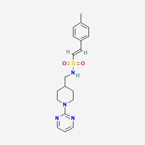 (E)-N-((1-(pyrimidin-2-yl)piperidin-4-yl)methyl)-2-(p-tolyl)ethenesulfonamide