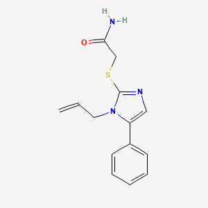 2-((1-allyl-5-phenyl-1H-imidazol-2-yl)thio)acetamide