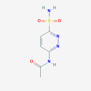 N-(6-Sulfamoylpyridazin-3-yl)acetamide