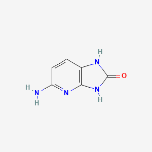 molecular formula C6H6N4O B2934735 5-amino-1,3-dihydro-2H-imidazo[4,5-b]pyridin-2-one CAS No. 40851-87-4