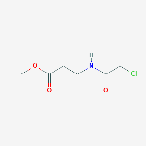 molecular formula C6H10ClNO3 B2934854 3-(2-氯乙酰氨基)丙酸甲酯 CAS No. 666832-64-0