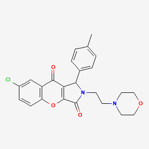 7-Chloro-2-(2-morpholinoethyl)-1-(p-tolyl)-1,2-dihydrochromeno[2,3-c]pyrrole-3,9-dione
