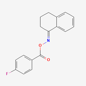 1-{[(4-Fluorobenzoyl)oxy]imino}-1,2,3,4-tetrahydronaphthalene