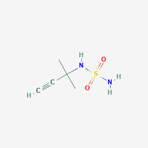 [(2-Methylbut-3-yn-2-yl)sulfamoyl]amine