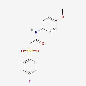 2-[(4-fluorophenyl)sulfonyl]-N-(4-methoxyphenyl)acetamide