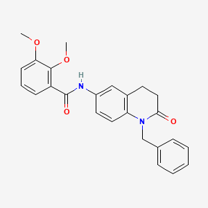 molecular formula C25H24N2O4 B2934978 N-(1-benzyl-2-oxo-1,2,3,4-tetrahydroquinolin-6-yl)-2,3-dimethoxybenzamide CAS No. 941991-16-8