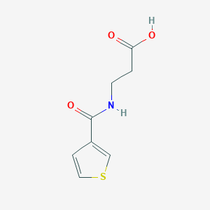 3-(Thiophen-3-ylformamido)propanoic acid
