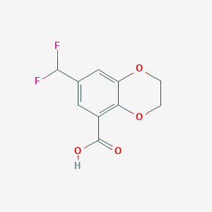 7-(Difluoromethyl)-2,3-dihydro-1,4-benzodioxine-5-carboxylic acid