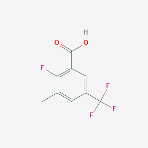 molecular formula C9H6F4O2 B2935004 2-Fluoro-3-methyl-5-(trifluoromethyl)benzoic acid CAS No. 2387220-05-3