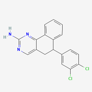 6-(3,4-Dichlorophenyl)-5,6-dihydrobenzo[h]quinazolin-2-amine