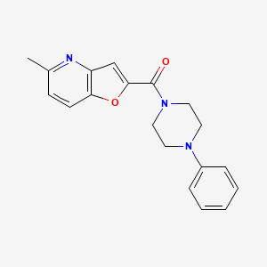 (5-Methylfuro[3,2-b]pyridin-2-yl)(4-phenylpiperazin-1-yl)methanone