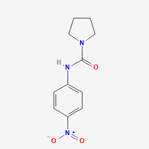 molecular formula C11H13N3O3 B2935064 N-(4-nitrophenyl)pyrrolidine-1-carboxamide CAS No. 35799-21-4
