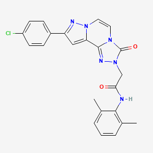 molecular formula C23H19ClN6O2 B2935075 Chembl4517922 CAS No. 1207020-90-3