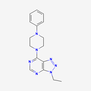 3-Ethyl-7-(4-phenylpiperazin-1-yl)triazolo[4,5-d]pyrimidine