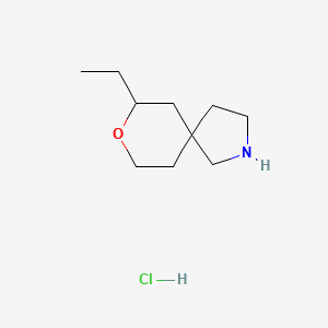 7-Ethyl-8-oxa-2-azaspiro[4.5]decane;hydrochloride