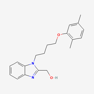 (1-(4-(2,5-dimethylphenoxy)butyl)-1H-benzo[d]imidazol-2-yl)methanol