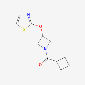 Cyclobutyl(3-(thiazol-2-yloxy)azetidin-1-yl)methanone
