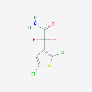 2-(2,5-Dichlorothiophen-3-yl)-2,2-difluoroacetamide