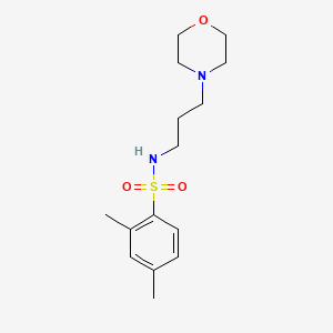 molecular formula C15H24N2O3S B2935127 2,4-dimethyl-N-(3-morpholin-4-ylpropyl)benzenesulfonamide CAS No. 332897-18-4