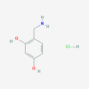 4-(Aminomethyl)benzene-1,3-diol hydrochloride