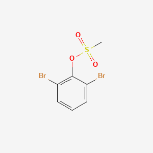 molecular formula C7H6Br2O3S B2935152 (2,6-Dibromophenyl) methanesulfonate CAS No. 855406-61-0