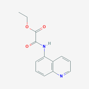 Ethyl oxo(quinolin-5-ylamino)acetate