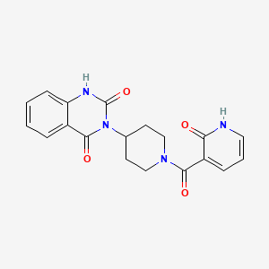 3-(1-(2-hydroxynicotinoyl)piperidin-4-yl)quinazoline-2,4(1H,3H)-dione