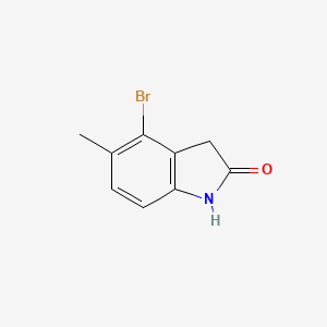 molecular formula C9H8BrNO B2935207 4-Bromo-5-methylindolin-2-one CAS No. 1935366-54-3