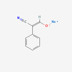 molecular formula C9H6NNaO B2935228 sodium (E)-2-cyano-2-phenylethylenolate CAS No. 1020653-46-6