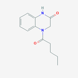 4-pentanoyl-3,4-dihydroquinoxalin-2(1H)-one
