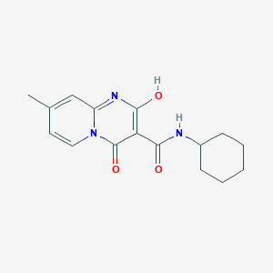 N-cyclohexyl-2-hydroxy-8-methyl-4-oxo-4H-pyrido[1,2-a]pyrimidine-3-carboxamide