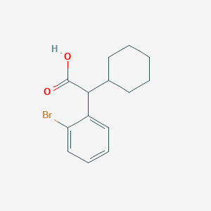 molecular formula C14H17BrO2 B2935265 2-(2-Bromophenyl)-2-cyclohexylacetic acid CAS No. 1548425-13-3