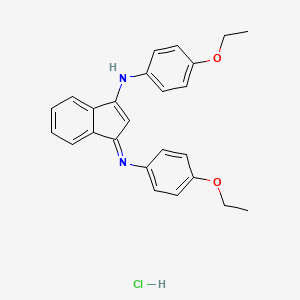 (1-(Aza(4-ethoxyphenyl)methylene)inden-3-yl)(4-ethoxyphenyl)amine hydrochloride
