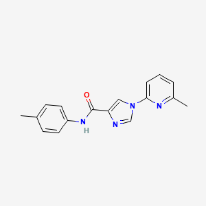 N-(4-methylphenyl)-1-(6-methyl-2-pyridinyl)-1H-imidazole-4-carboxamide