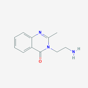 molecular formula C11H13N3O B2935305 3-(2-氨基乙基)-2-甲基喹唑啉-4(3H)-酮 CAS No. 50840-29-4