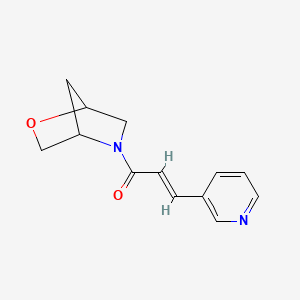(E)-1-(2-oxa-5-azabicyclo[2.2.1]heptan-5-yl)-3-(pyridin-3-yl)prop-2-en-1-one