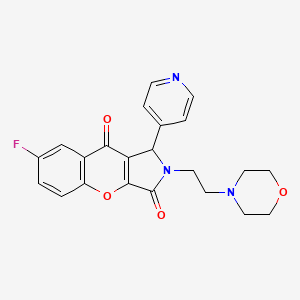 7-Fluoro-2-(2-morpholinoethyl)-1-(pyridin-4-yl)-1,2-dihydrochromeno[2,3-c]pyrrole-3,9-dione
