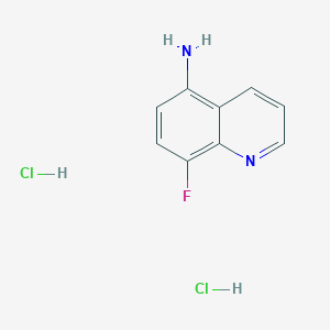 8-Fluoroquinolin-5-amine;dihydrochloride